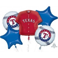 Texas Rangers 5 Piece Balloon Set Baseball Party Supplies
