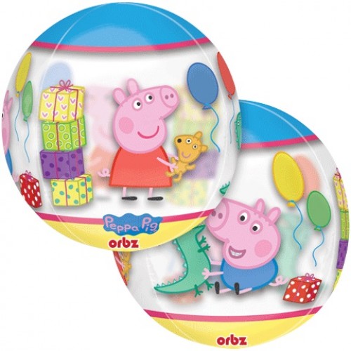 Peppa Pig 16 inch Clear Orbz Balloon