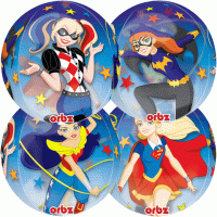 DC Super Hero Girls 15 inch Clear Orbz Balloon
