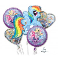 My Little Pony Dash Rainbow 5 Piece Balloon Bouquet