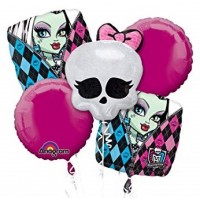 Monster High 5 Piece Bouquet of Balloons