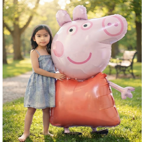 Peppa Pig Airwalker Foil Mylar Balloon