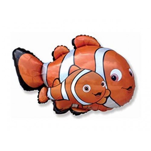 Clown Fish 34" Jumbo Super Shape Foil Balloon