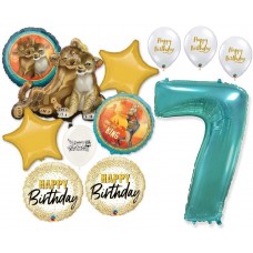 Simba the Lion King 7th Birthday Bouquet of Balloons Party Supplies Event Decorations