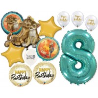 Simba the Lion King 8th Birthday Bouquet of Balloons Party Supplies Event Decorations