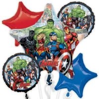 Avengers Marvel Powers Unite 5 Piece Balloon Set for Party Events 