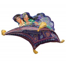 Aladdin and Jasmine Disney's cutest couple on this Magic Flying Carpet Balloon for Kids and Adults Birthday Parties Events Decorations