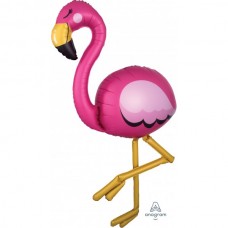 Flamingo Pink Airwalker Tropical Huge 65 inch Giant Mylar Balloon Baby Showers Birthdays Decorations Supplies