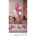 Official Licensed Barbie Giant 33-inch Foil Balloon Bouquet Pink & White 11-inch Latex Cluster Deluxe Birthday Party Decor Kit