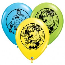 Batman Super hero assorted 11 inch latex balloon pack of 25 batman birthday batman decorations batman decor party supplies