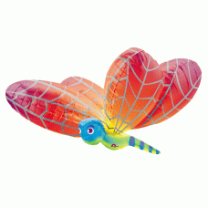 Cute 40 inch Dragonfly Flying Rainbow Colored Super shape Mylar Balloon Kids Outdoor Bugs Party Supplies and Decorations