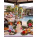 34-Inch Pineapple Print Flip Flop Foil Balloon – Tropical Summer Party Decor