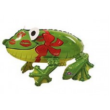 20" Frog Airbuddies Foil Mylar Balloon Frog parties Frog decorations reptile parties