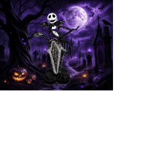 Jack Skellington Giant Airwalker Mylar Foil Balloon 56 Inch Event Decor