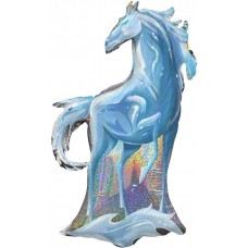 38" Frozen 2 Nokk The Water Spirit Horse Iridescent Shimmery Foil Mylar Balloon