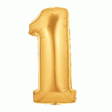 Gold Number One, 40 inch, Megaloon, 1st birthday, All occassion, party supplies, ideas, events, decor, college, students