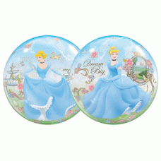 Disney Cinderella "Dream Big" 22 inch Bubble Mylar Balloon