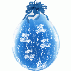 Happy Birthdayt 18 inch Stuffing Balloons, Count of 25