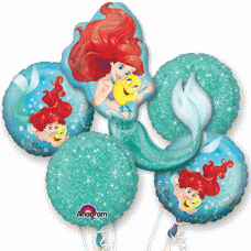 Disney Ariel Dream Big Five Piece Balloon Bouquet Set