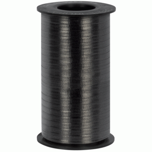 Black Curling Ribbon Spool 500 yards Crimped for Balloons, Crafts, Projects, All Occassions