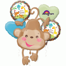 Fisher Price Welcome Baby Five Piece Balloon Bouquet