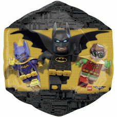 Lego Batman and Robin Superhero Supershape Foil  Mylar Happy Birthday Party Balloon
