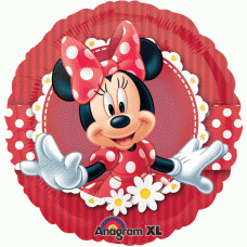 Disney's Mad About Minnie Mouse Round Mylar Balloon