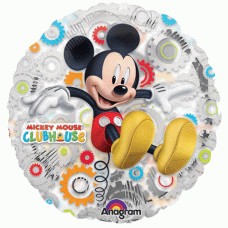 Mickey Mouse Clubhouse Clearly Metallic Type Mylar Balloon
