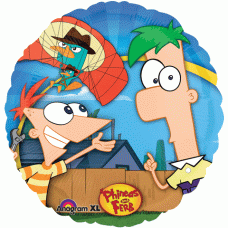 Phineas and Ferb Group 18 inch Mylar Balloon