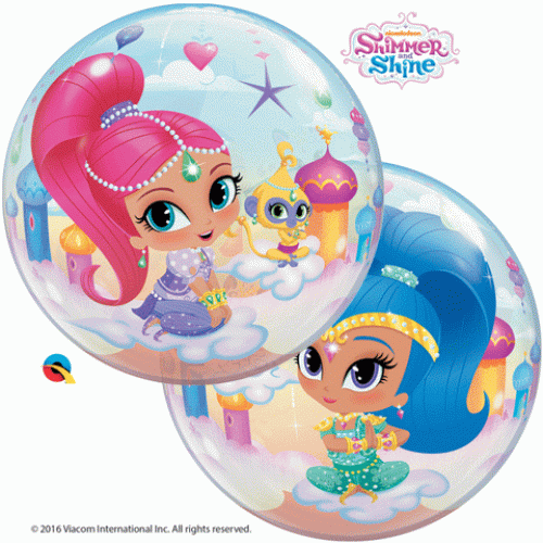 Shimmer and Shine 22 inch Bubble Balloon Shimmer and Shine 22 inch Bubble Balloon