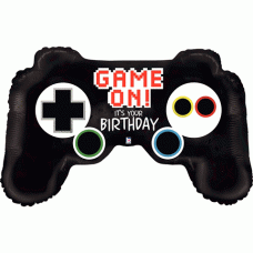 Video Game Controller 36 inch Happy Birthday mylar foil balloon